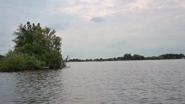 Holland Vizeken Való Nyugodt Hajókázás Pov — Stock videók