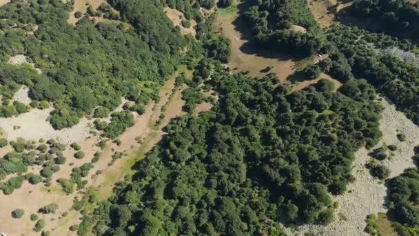 Vogelperspektive Auf Das Elva Tal Cuneo Piemont Italien — Stockvideo