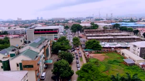 Πυροβολισμός Της Abuja Νιγηρία Ομοσπονδιακή Πρωτεύουσα Έδαφος — Αρχείο Βίντεο