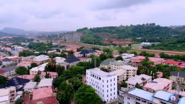 Ariel Colpo Abuja Territorio Della Capitale Federale Della Nigeria — Video Stock