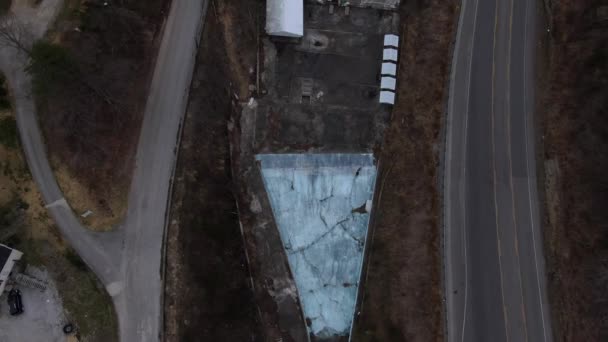 Uçağı Düşüren Açığa Çıkaran Hava Aracı Görüntüleri Doğu Kentucky Deki — Stok video