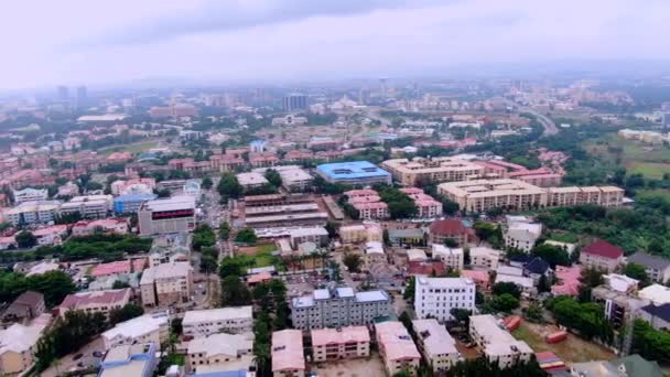 Ariel Tiro Abuja Território Capital Federal Nigéria — Vídeo de Stock
