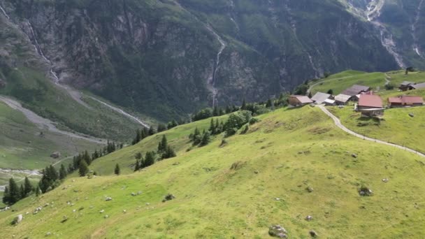 혹한의 알프스 전나무 과푸른 Obwalden Engelberg — 비디오