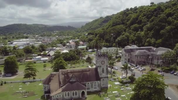 Retirar Revelar Mary Parish Church Port Maria Jamaica Para Mostrar — Vídeo de Stock