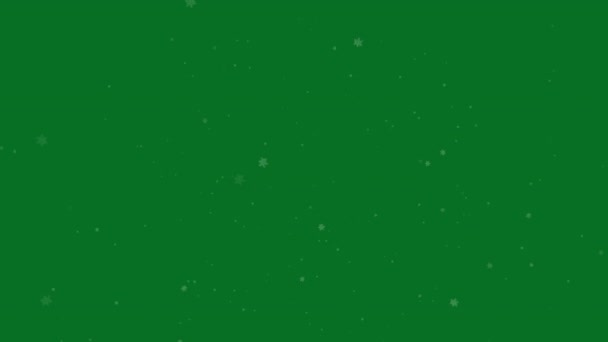 Christmas Snowfall Green Screen — 비디오