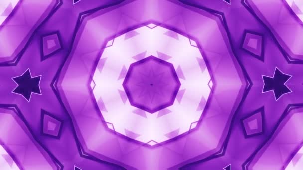 Futuristisch Minimalisme Betoverende Kaleidoscoop Evolutie Naadloze Looping Abstracte Achtergrond Geweldig — Stockvideo