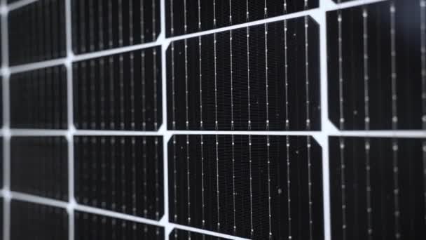 Panel Rejilla Solar Rectangular Caja Material Procesado — Vídeos de Stock