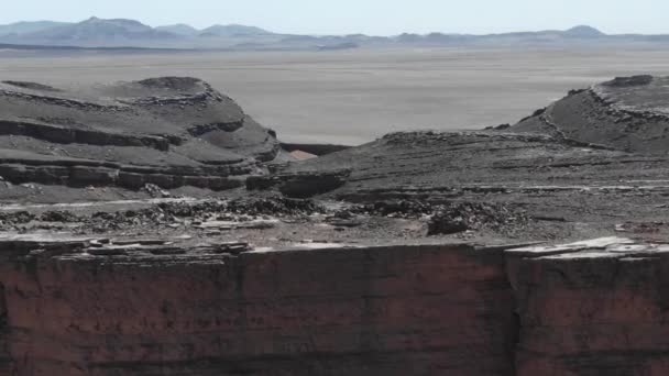 Ambiente Rochoso Natural Gara Medouar Errachidia Região Deserto Marroquino Marrocos — Vídeo de Stock