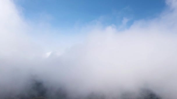 Cielo Lleno Nubes Carretea San Miguel — Stok video