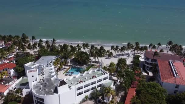 Letecký Snímek Yaque Beach Který Nachází Margarita Venezuela — Stock video