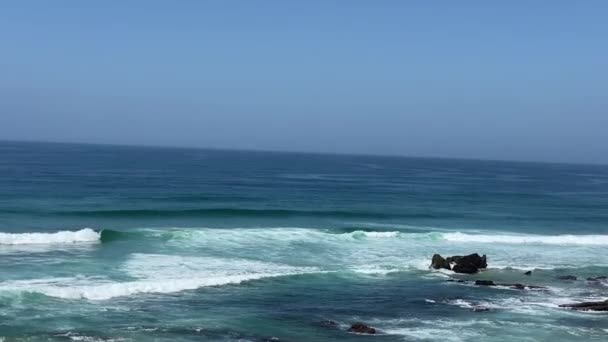 Praia Guincho Beach Portugal Popular Kitesurfers Ers Surfers — 비디오