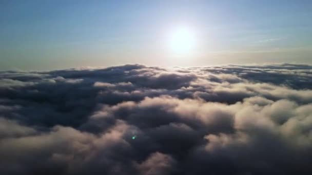 Nuvole Che Rotolano Sulle Scogliere Bellevue Terranova Canada — Video Stock