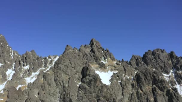 Drones Aéreos Las Montañas Los Altos Tatras Invierno Eslovaquia — Vídeo de stock