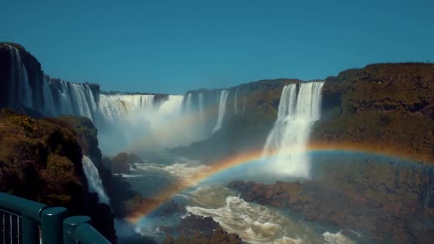 Niagara Falls Rainbow — Stock Video