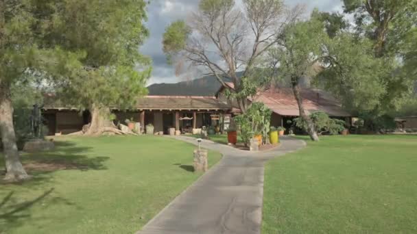 Tanque Verde Ranch Tucson Arizona Jest Jednym Dawnych Amerykańskich Ranczo — Wideo stockowe