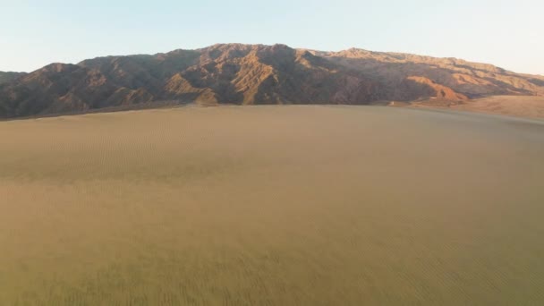 Dunas Areia Deserto Nascer Sol Death Valley Califórnia Eua — Vídeo de Stock