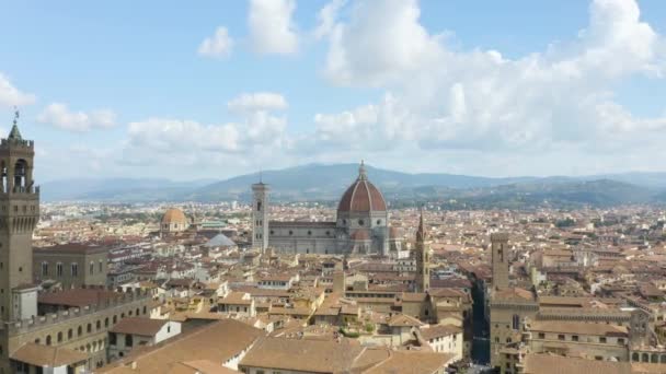 Bella Istituzione Colpo Duomo Firenze Rivelazione Cinematografica — Video Stock