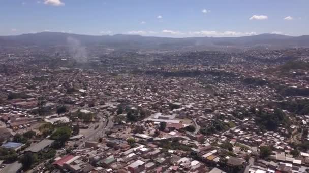 Aerial Footage Taken Drone Tegucigalpa Capital City Honduras — Stock Video