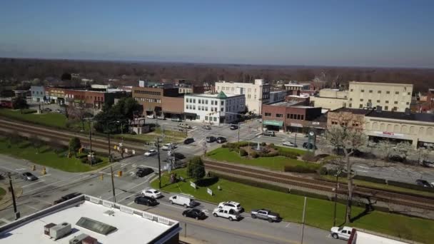 Cidade Natal América Thomasville Carolina Norte Aerial — Vídeo de Stock