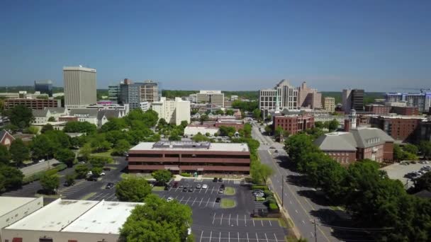 Letecký Let Greenville Skyline — Stock video