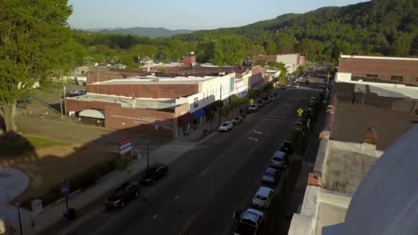 Wyciąg Lotniska Marion North Carolina Centrum — Wideo stockowe