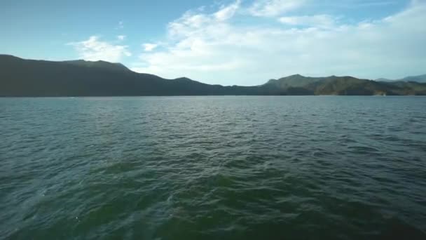Vista Desde Barco Marlborough Sounds Nueva Zelanda — Vídeo de stock