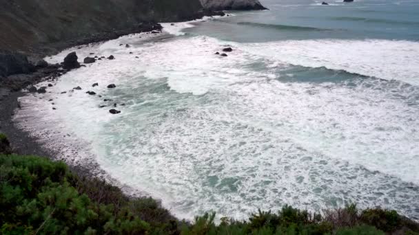 Views California Pacific Coast Highway Early Spring — Stock Video