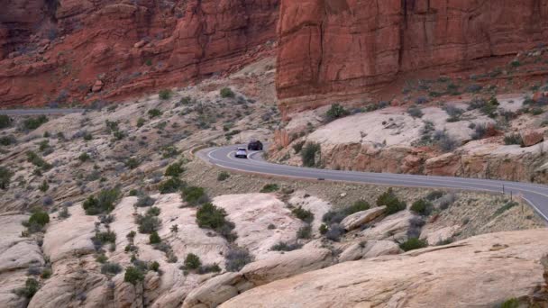 Scenic Drive Arches National Park — Stock Video