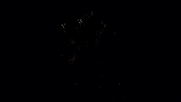 Фейерверки Июля Боулдере Колорадо — стоковое видео