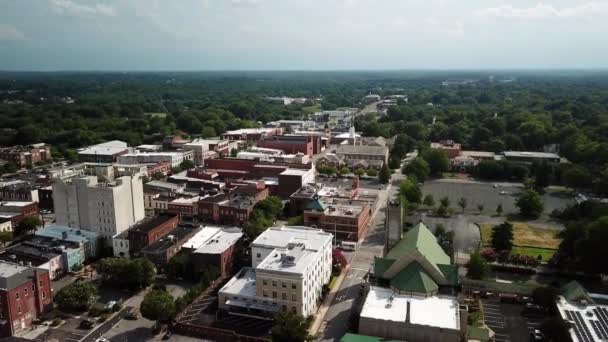 Vliegtuig Boven Salisbury North Carolina — Stockvideo