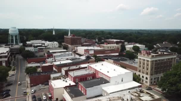 Flygöverflygning Högt Över Concord North Carolina — Stockvideo