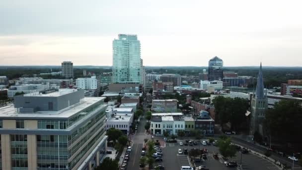 Letecký Tlak Durham Skyline — Stock video