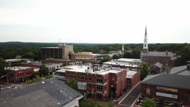 Aerial Chapel Hill North Carolina Skyline — Stock Video