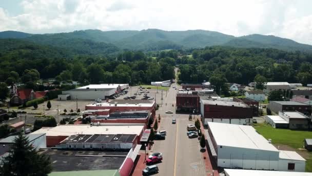 Aérea Mountain City Tennessee — Vídeos de Stock