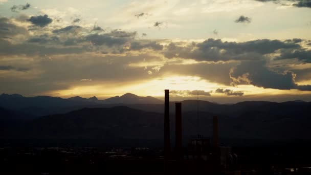 Time Lapse Sunset Boulder Colorado — Video Stock