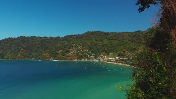 Charlottevile Een Geweldig Vissersdorp Aan Noordwestelijke Kust Van Tobago Luchtbeelden — Stockvideo