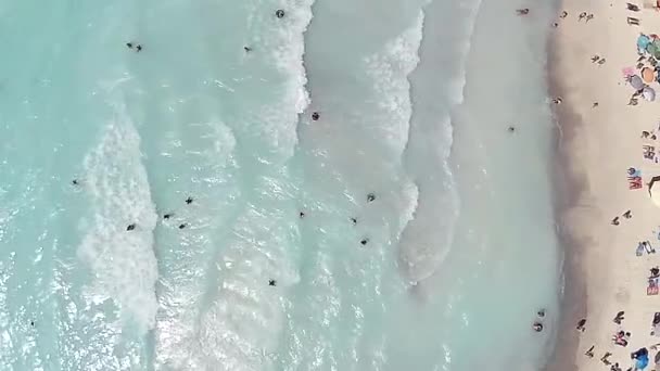 Rosignano Solvay Luchtfoto Van Spiagge Bianche Tropische Toscaanse Stranden Werden — Stockvideo