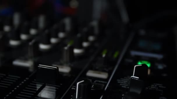 Mixer Audio Club — Video Stock