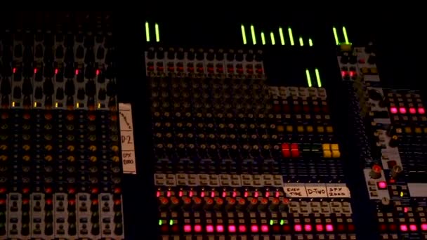 Mixer Audio Concerto — Video Stock