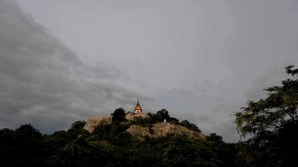 Wat Phra Phutthachai Una Destinazione Turistica Gli Stranieri Cittadini Thailandesi — Video Stock