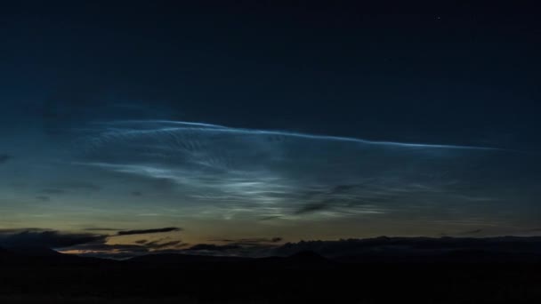 Algumas Incríveis Timelapses Nuvem Filmadas Islândia Sony A7Iii — Vídeo de Stock