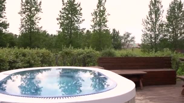 Hot Tubs Nature Forest — Stock Video