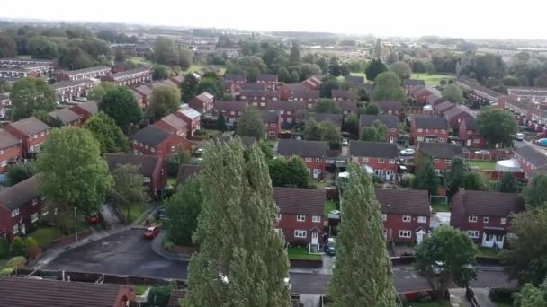 Netherley Liverpool Yerleşim Bölgesinin Hava Görüntüsü — Stok video
