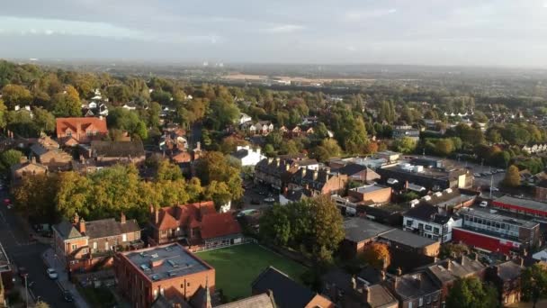Λεπτομερές Βίντεο Drone Της Περιοχής Woolton Στο Λίβερπουλ — Αρχείο Βίντεο