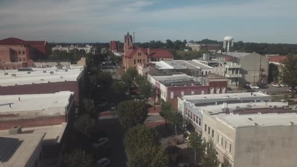 Aerial Downtown Anderson — Stockvideo