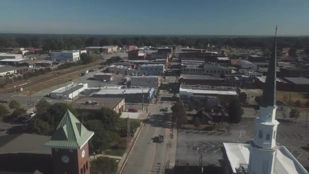 Flygfoto Gaffney South Carolina — Stockvideo