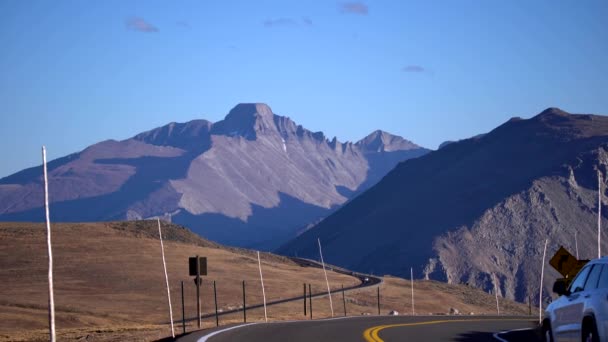 Trail Ridge Road Rocky Mountain National Park — Stockvideo