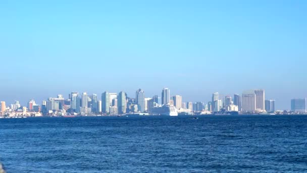 San Diego Skyline Vista Panorâmica — Vídeo de Stock