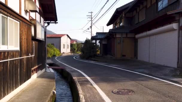 Akiya Case Abbandonate Nella Società Dell Invecchiamento Nel Giappone Rurale — Video Stock