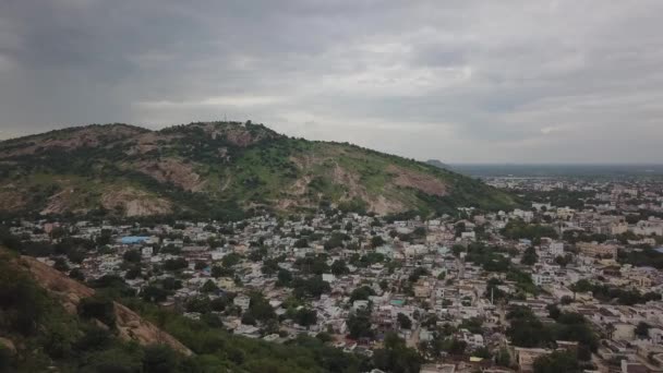 Filmagem Aérea Drone Cidade Nalgonda Estado Indiano Telangana Índia Ásia — Vídeo de Stock